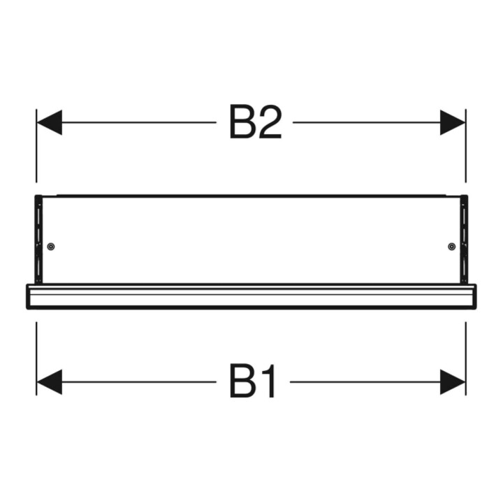 Geberit Spiegelschrank One 60x90x15cm, m ComL, 1 T, An R, w/A pb
