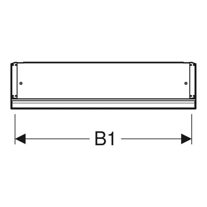 Geberit Spiegelschrank One 60x90x15cm, m ComL, 1 T, An R, w/A pb
