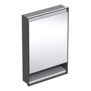 Geberit Spiegelschrank One 60x90x15cm, m N, 1 T, An L, s m/Al pb
