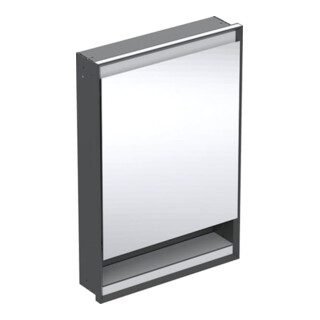 Geberit Spiegelschrank One 60x90x15cm, m N, 1 T, An R, s m/Al pb