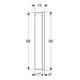 Geberit Spiegelschrank One 60x90x15cm, m N, 1 T, An R, w/A pb-4