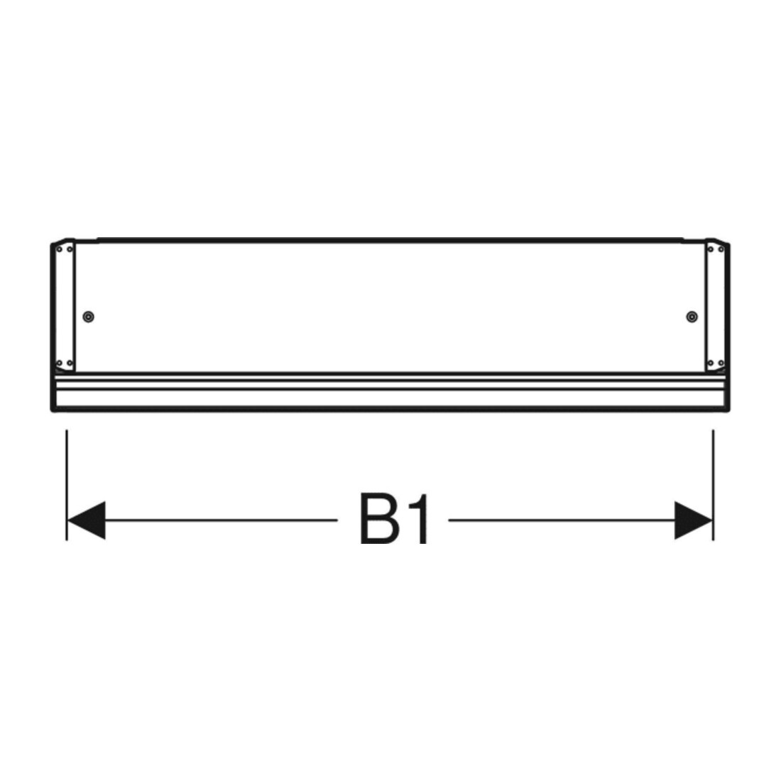 Geberit Spiegelschrank One 60x90x15cm, m N, 1 T, An R, w/A pb