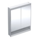 Geberit Spiegelschrank One 75x90x15cm, AL el, m N + ComL, 2 Tür.-1