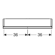 Geberit Spiegelschrank One 75x90x15cm, w/A pb, m ComfortL, 2 Tür.-5