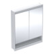 Geberit Spiegelschrank One 75x90x15cm, w/A pb, m N + ComL, 2 Tür.-1