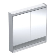 Geberit Spiegelschrank One 90x90x15cm, AL el, m N + ComL, 2 Tür.