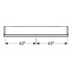 Geberit Spiegelschrank One 90x90x15cm, AL el, m N + ComL, 2 Tür.
