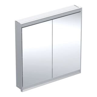 Geberit Spiegelschrank One 90x90x15cm, AL elox., m ComfortL, 2 Tür.