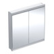 Geberit Spiegelschrank One 90x90x15cm, AL elox., m ComfortL, 2 Tür.-1