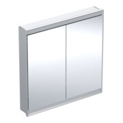 Geberit Spiegelschrank One 90x90x15cm, AL elox., m ComfortL, 2 Tür.