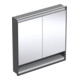 Geberit Spiegelschrank One 90x90x15cm, s m/Al pb, m N + ComL, 2 T-1
