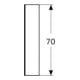 Geberit Spiegelschrank Option 120x70x15cm, mit Beleuchtung, 3 Türen-2