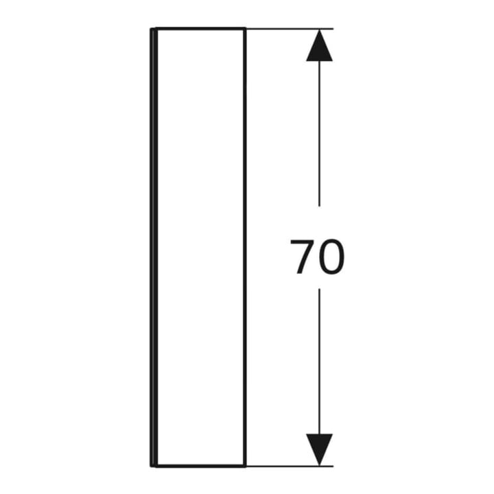 Geberit Spiegelschrank Option 120x70x15cm, mit Beleuchtung, 3 Türen