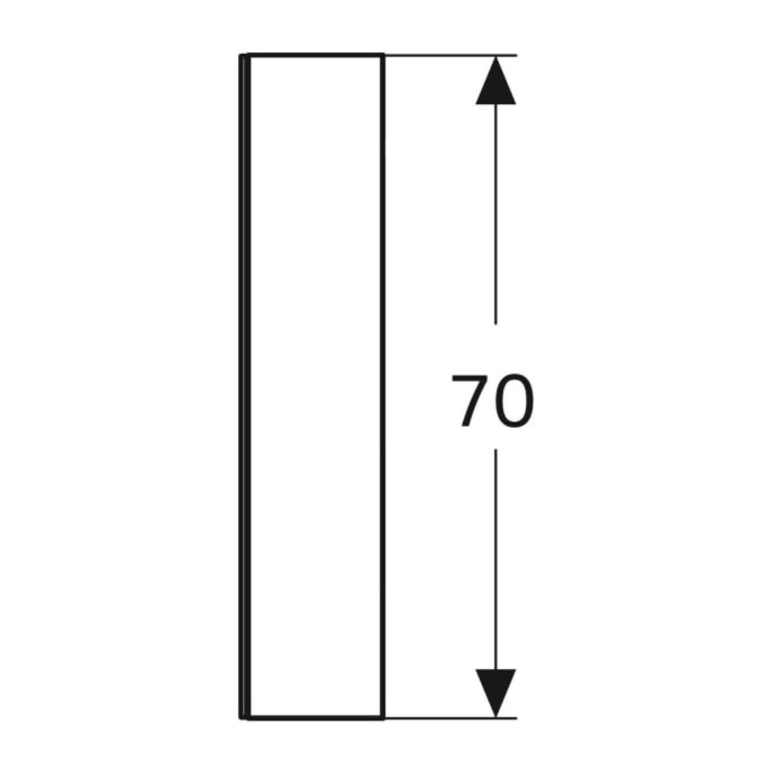Geberit Spiegelschrank Option 120x70x15cm, mit Beleuchtung, 3 Türen