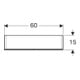 Geberit Spiegelschrank Option 60x70x15mm, mit Beleuchtung, 2 Türen-4