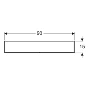 Geberit Spiegelschrank Option 90x70x15mm, mit Beleuchtung, 2 Türen-4