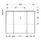 Geberit Spiegelschrank Option Plus 90x70x17,2cm, mit Beleuchtung, 3 Türen-5
