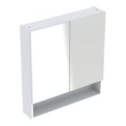 Geberit Spiegelschrank Renova Plan 58,8cm, we., lack. hochgl., mit 2 Türen