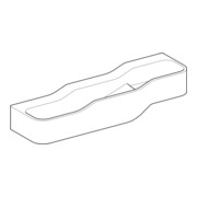 Geberit Spiel/Waschlandschaft Bambini 140cm, 3 WP, tief. B li, w-a, o. Dek.-2