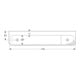 Geberit Spiel/Waschlandschaft Bambini 180cm, 4 WP, tief. B li, w-a, o. Dek.-4