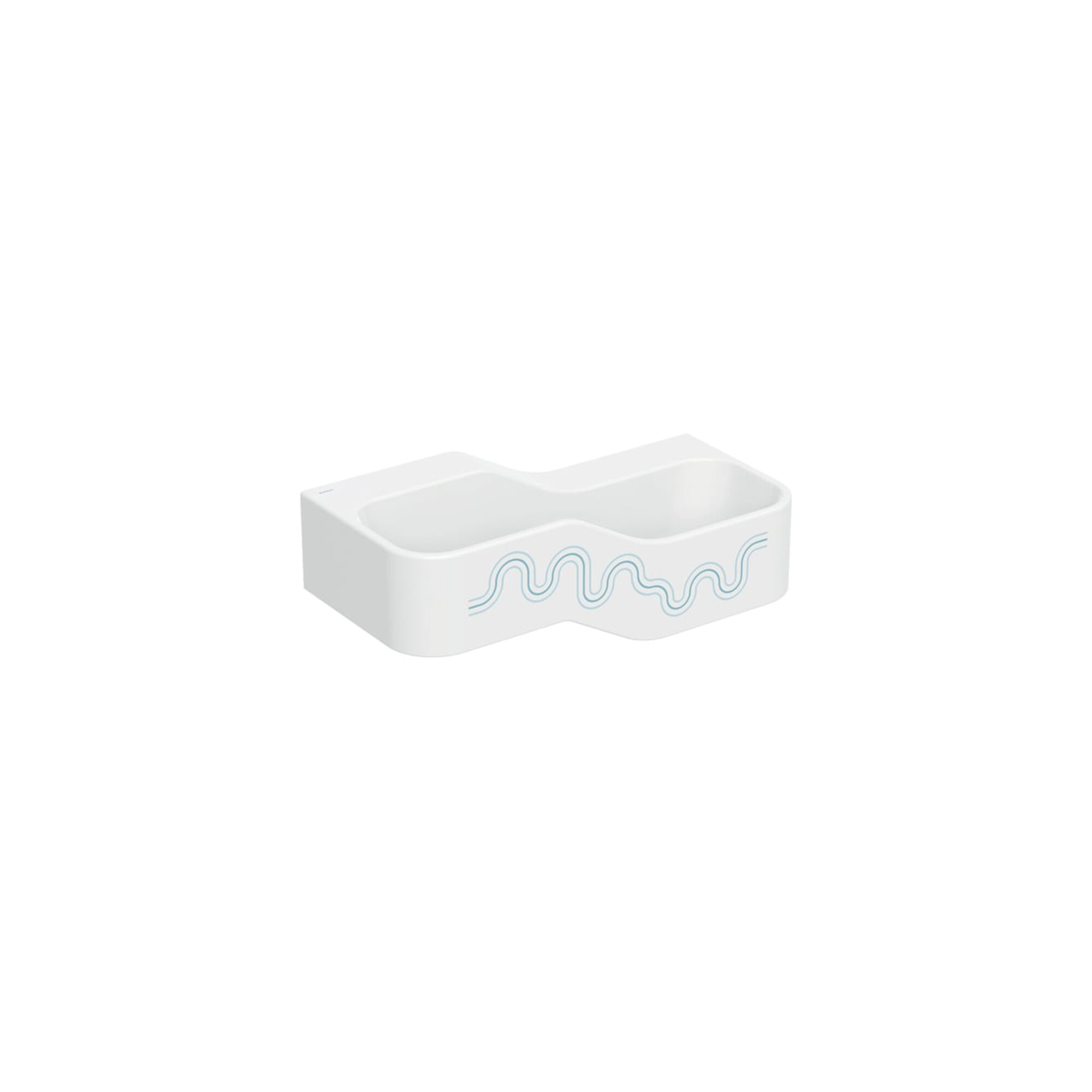 Geberit Spiel/Waschlandschaft Bambini 90cm, 2 WP, tief. B R, w-a, blau / blau