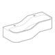 Geberit Spiel/Waschlandschaft Bambini 90cm, 2 WP, tief. Beck. li, w-a, o. Dek.