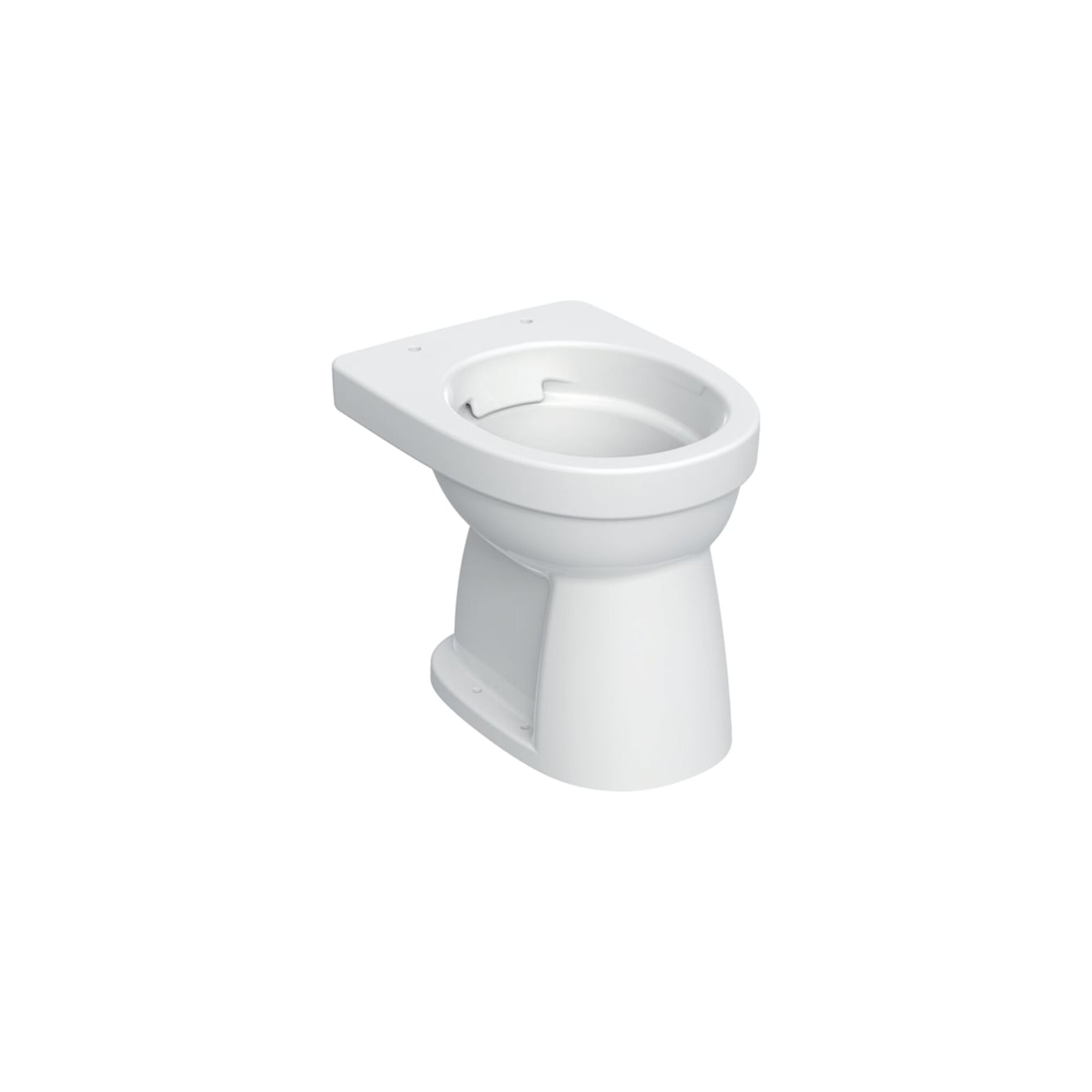 Geberit Stand-Flachspül-WC Renova 6 l, Abg. vert, rimfree, weiß KeraTect