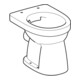 Geberit Stand-Flachspül-WC Renova 6 l, Abgang horizontal, rimfree, weiß-2