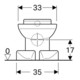 Geberit Stand-Tiefspül-WC BAMBINI Abgang horizontal weiß-4