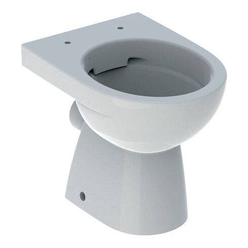 Geberit Stand-Tiefspül-WC RENOVA Abgang horizontal, teilgeschlossen, Rimfree weiß