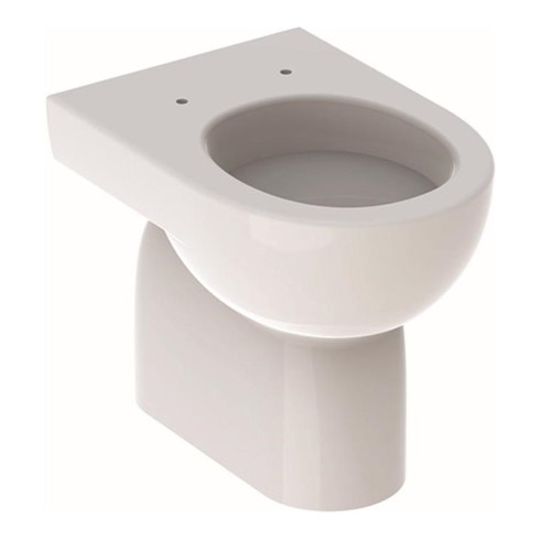 Geberit Stand-Tiefspül-WC RENOVA teilgeschlossene Form Abgang horizontal bahamabeige