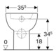 Geberit Stand-Tiefspül-WC RENOVA teilgeschlossene Form Abgang horizontal weiß-5