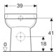 Geberit St.Tiefsp. Renova Comfort sq weiß, 6 l, erhöht, teilgeschlossene Form-4