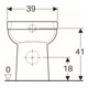 Geberit St.Tiefsp. Renova Comfort sq weiß, 6 l, erhöht, teilgeschlossene Form-5