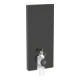 Geberit Stand-WC-Modul Monolith Bauh. 114cm, Fr. Gl. sw, S. Alu SW-chrom-1