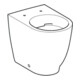 Geberit Stand-WC, Tiefspüler Acanto 4,5 l, erh, wandb, ges, rimf, we. K-Tect