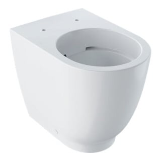 Geberit Stand-WC, Tiefspüler Acanto 4,5 l, erh, wandb., geschl., rimfr., we.