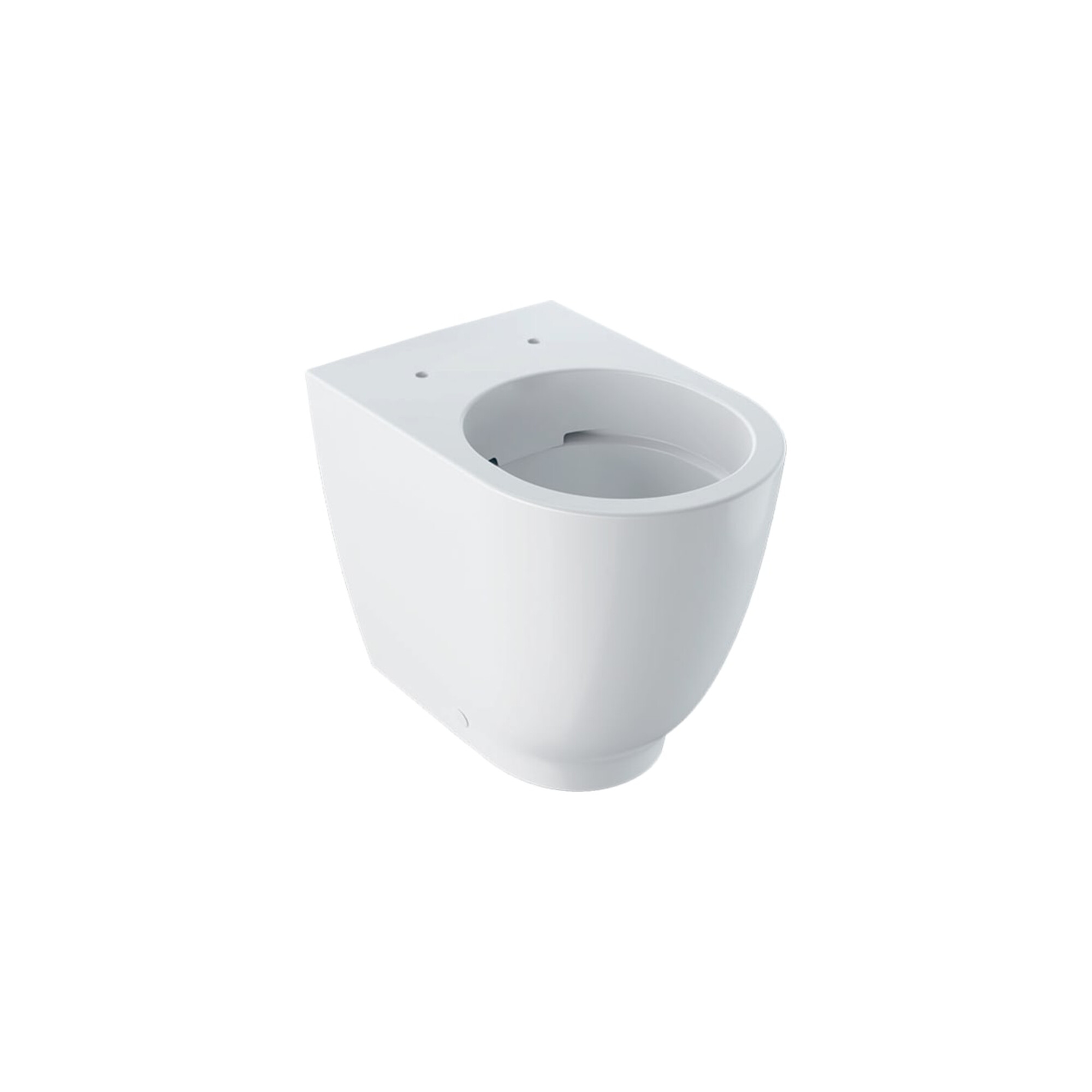 Geberit Stand-WC, Tiefspüler Acanto 4,5 l, erh, wandb., geschl., rimfr., we.