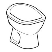 Geberit Stand-WC, Tiefspüler Bambini weiß, 5 l-4