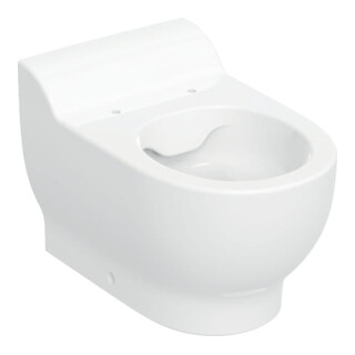 Geberit Stand-WC, Tiefspüler Bambini weiß KeraTect, für WC-Sitz