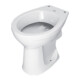 Geberit Stand-WC, Tiefspüler Paris waagerecht, weiß-1