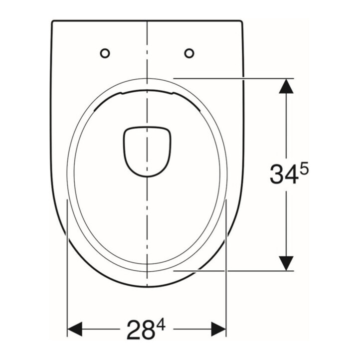 Geberit Stand-WC, Tiefspüler Renova Ab. hor, teilgeschl. F., rimfr., manhatt