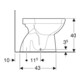 Geberit Stand-WC, Tiefspüler Renova Ab. v., teilgeschl., rimfr., we. K-Tect-5