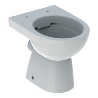Geberit Stand-WC, Tiefspüler Renova Abg. hor, teilgeschl. F., rimfree, weiß