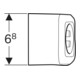 Geberit Steckdosenelement 230 V, IP 20, m Netzstecker + Bef.-Mat.-4
