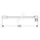 Geberit Support mural 120 cm, pour DuschTW, pour douche à l'italienne-4
