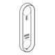 Geberit Support mural grand, antivol, blanc-3
