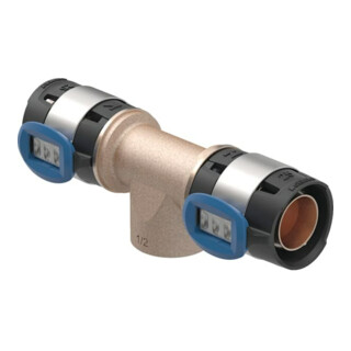 Geberit T-Stück FlowFit 25mmxRp 3/4x25mm, mit Innengewinde