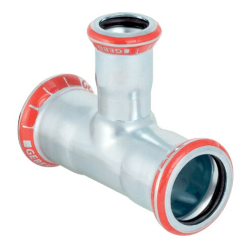 Geberit T-Stück Mapress C-Stahl d= 54x22x54mm, reduziert