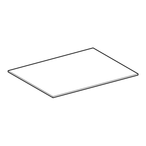 Geberit tablette en verre Xeno2 58x0,8x45cm